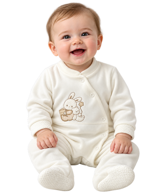 Babygrow Creme – Tamanho 0