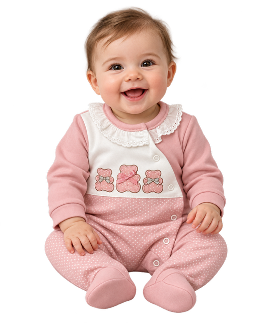 Babygrow Rosa – Tamanho 0