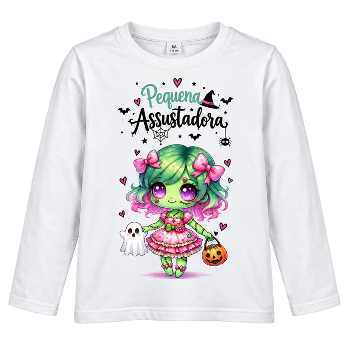 Camisola Infantil Halloween – Pequena Assustadora