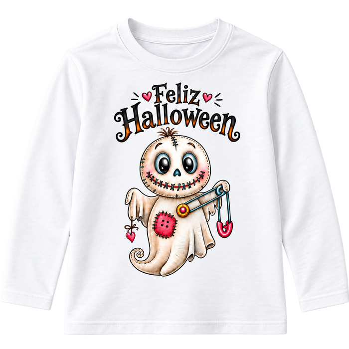 Camisola Infantil Halloween Fantasminha