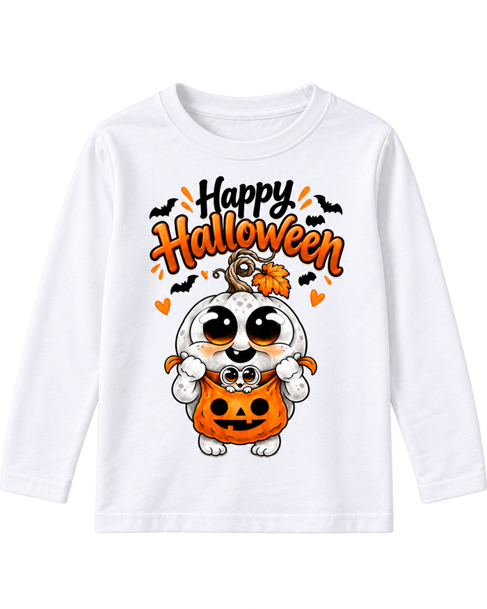 Camisola Infantil Halloween Aboborinha Fofa