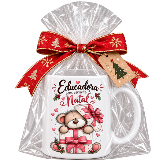 Caneca de Natal Educadora