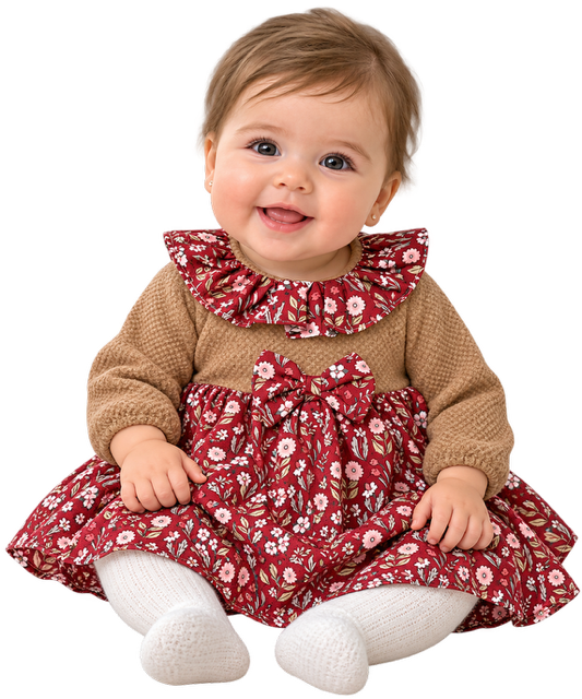 Vestido Floral Vermelho