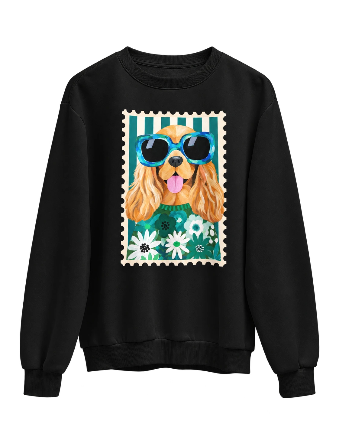 Sweat de Mulher S/ Capuz – Selo Floral