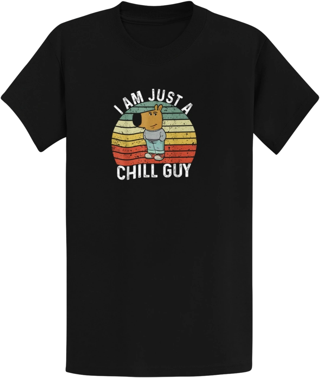 T-shirt Adulto Masculina "Chill Guy"
