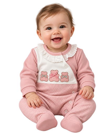 Babygrow Rosa – Tamanho 0