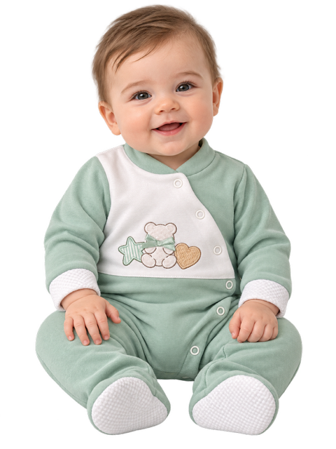 Babygrow Verde Menta – Tamanho 1