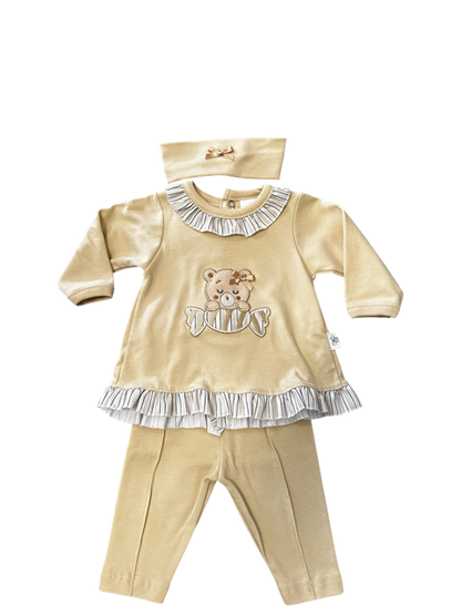 Conjunto 3 Peças Bege – Tamanho 1