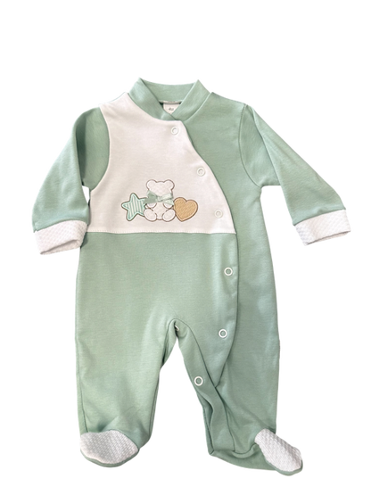 Babygrow Verde Menta – Tamanho 1