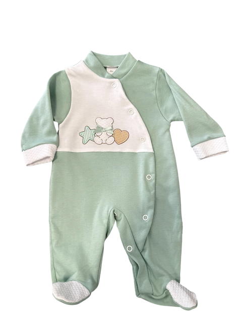 Babygrow Verde Menta – Tamanho 1