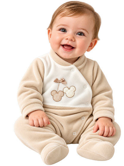Babygrow Bege – Tamanho 1