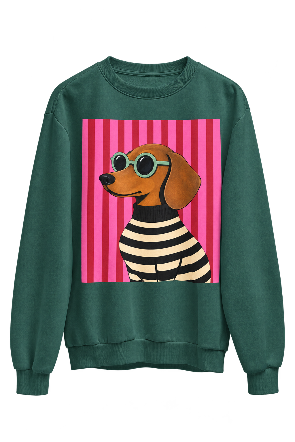 Frente — Sweat Adulto S/ Capuz – Cão Retro