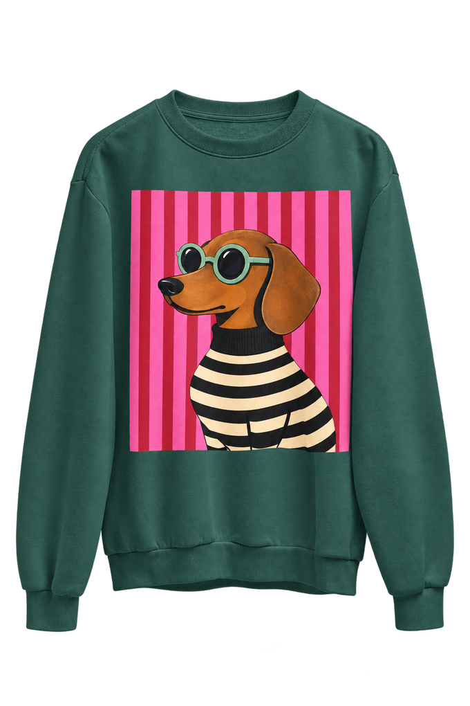 Sweat Adulto S/ Capuz – Cão Retro