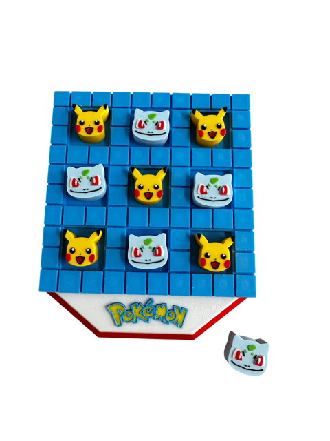 Jogo 3 em Linha 3D – Pokémon