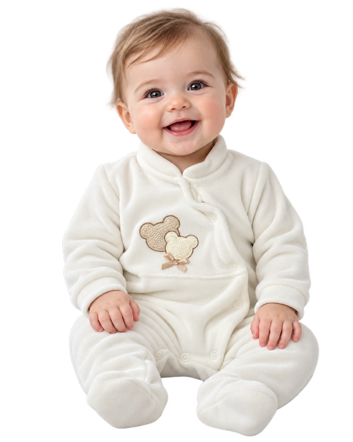 Babygrow Creme – Tamanho 2