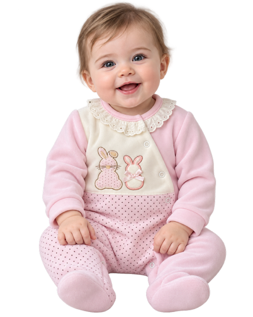 Babygrow Rosa – Tamanho 2