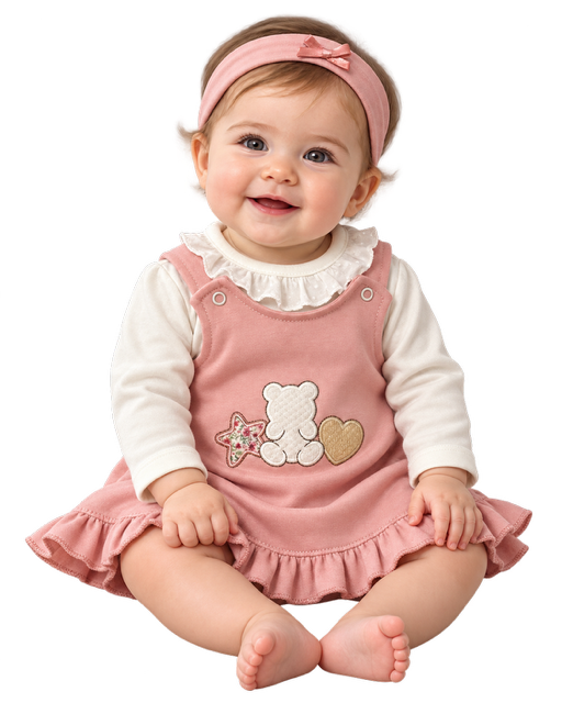 Conjunto 2 Peças Rosa – 3 Meses