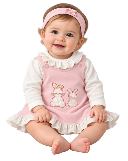 Conjunto 2 Peças Rosa – 3 Meses