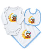 Conjunto — Conjunto de Bebé Ursinho c/ Lua