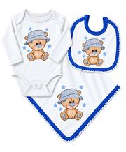 Conjunto — Conjunto de Bebé Ursinho c/ Estrelas