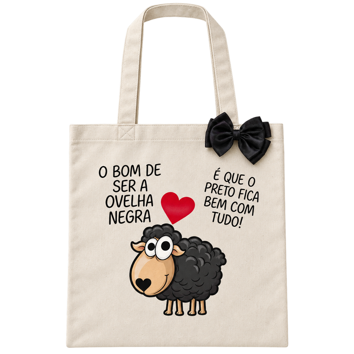 Tote Bag “O bom de ser a ovelha negra”
