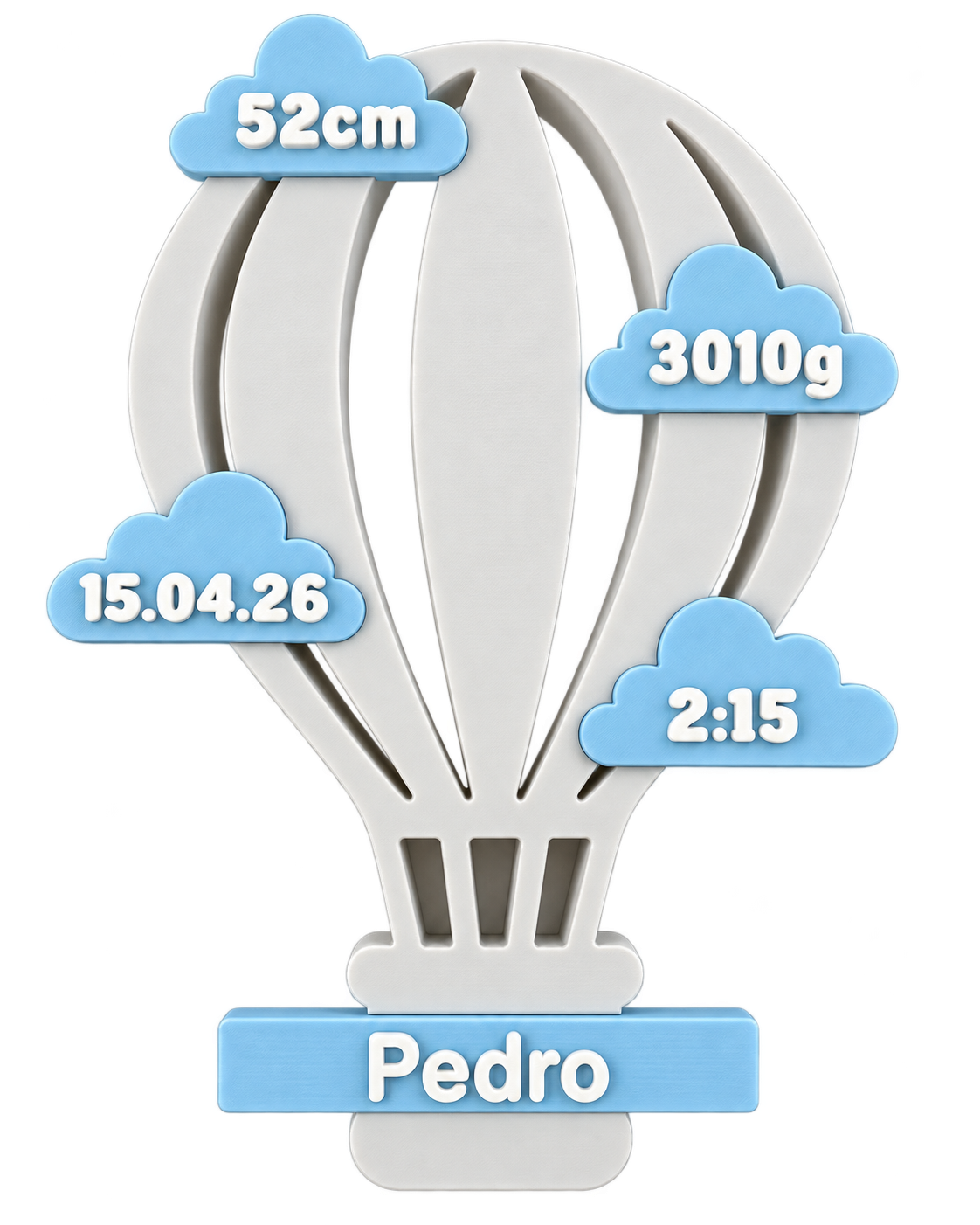 Balão de Nascimento Personalizável