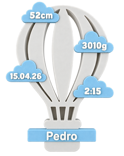 Balão de Nascimento Personalizável