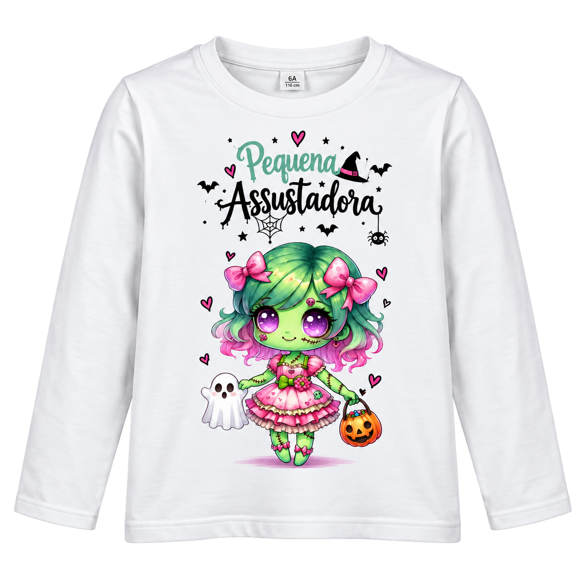 Camisola Infantil Halloween – Pequena Assustadora