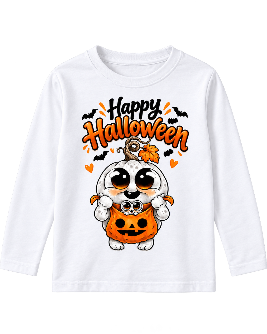 Camisola Infantil Halloween Aboborinha Fofa