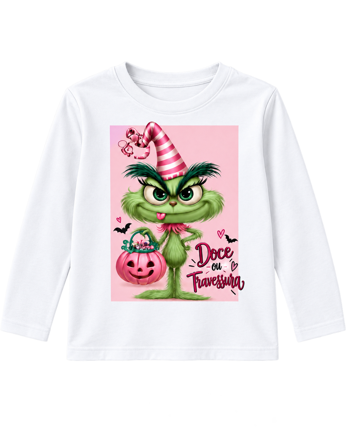 Camisola Infantil Halloween Grinch