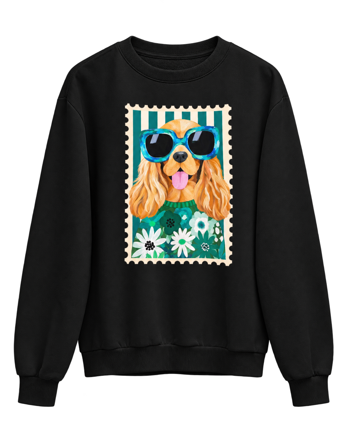 Sweat de Mulher S/ Capuz – Selo Floral