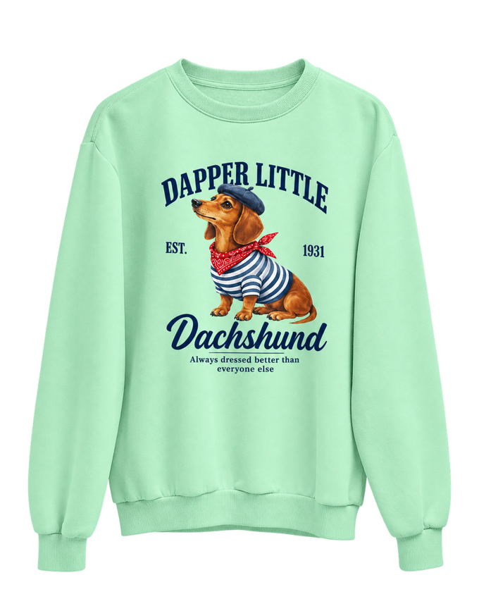 Sweat de Mulher S/ Capuz Dachshund