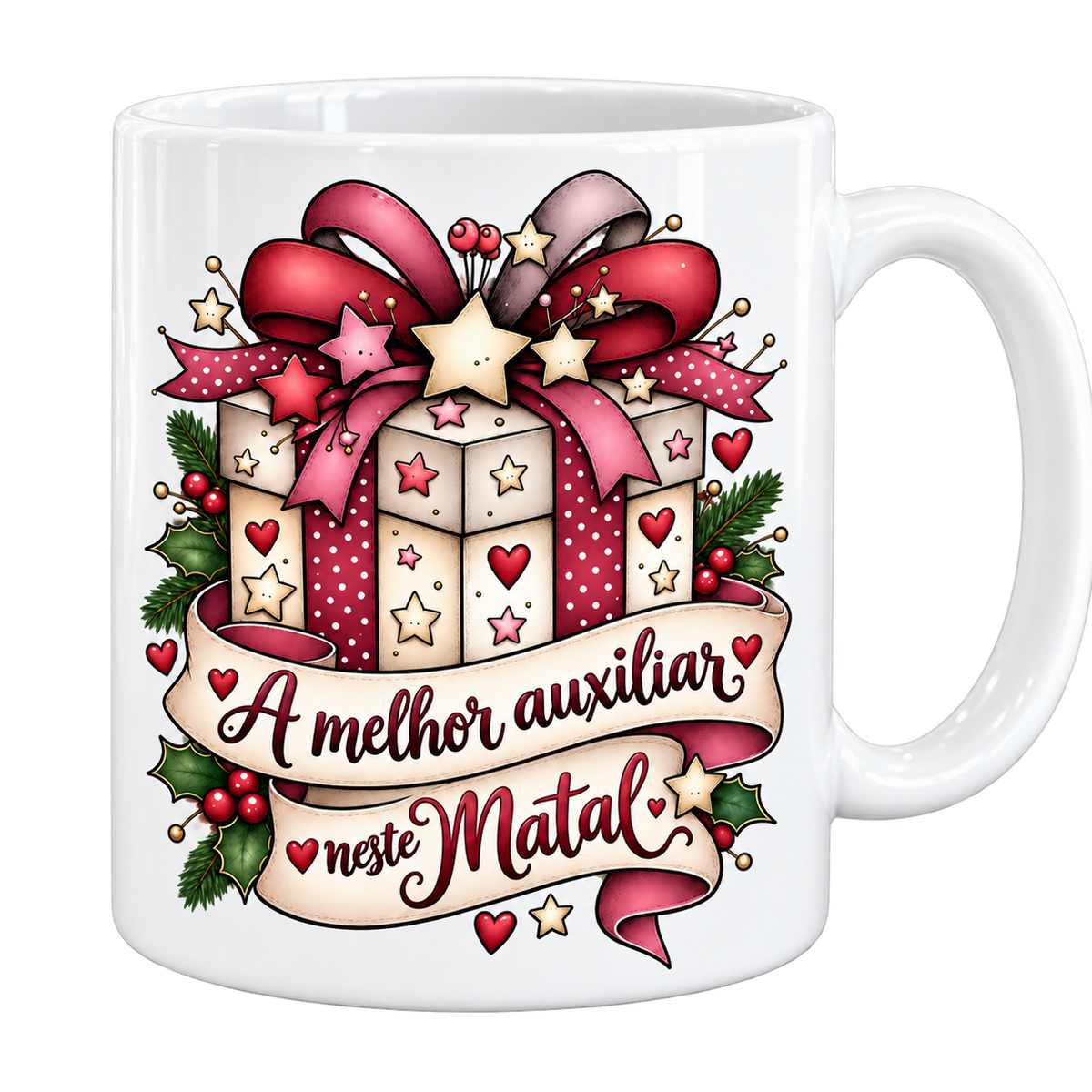 Caneca de Natal – A Melhor Auxiliar