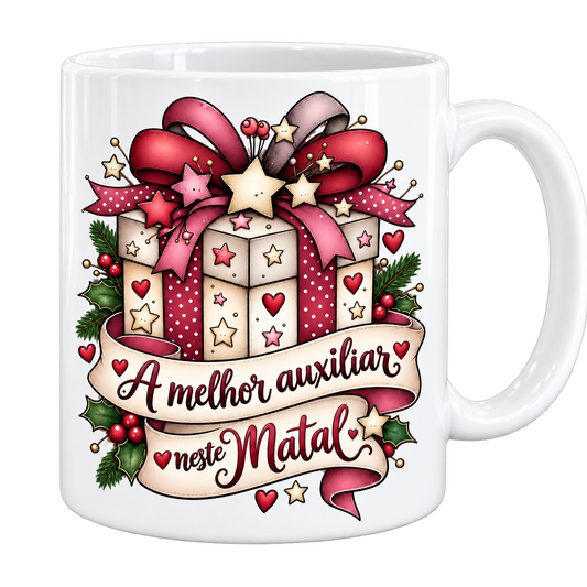 Caneca de Natal – A Melhor Auxiliar
