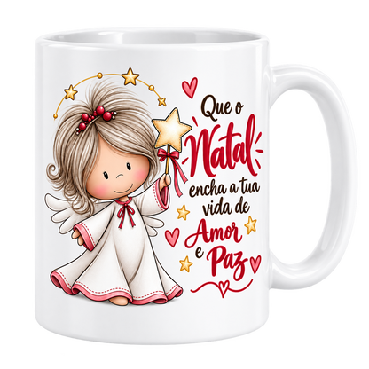 Caneca de Natal – Amor e Paz