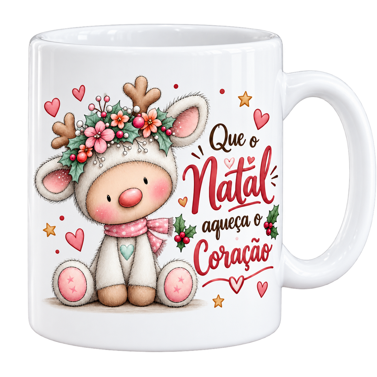 Caneca de Natal – Aqueça o Coração