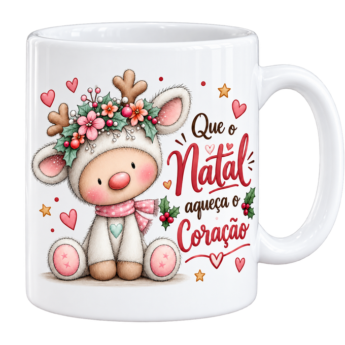 Caneca de Natal – Aqueça o Coração