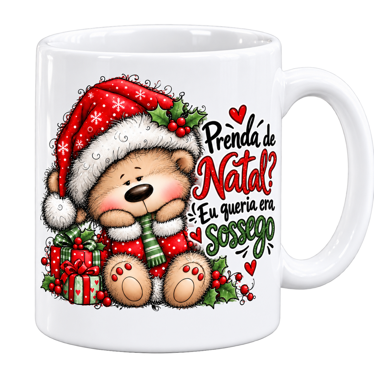 Caneca de Natal – Eu Queria Era Sossego