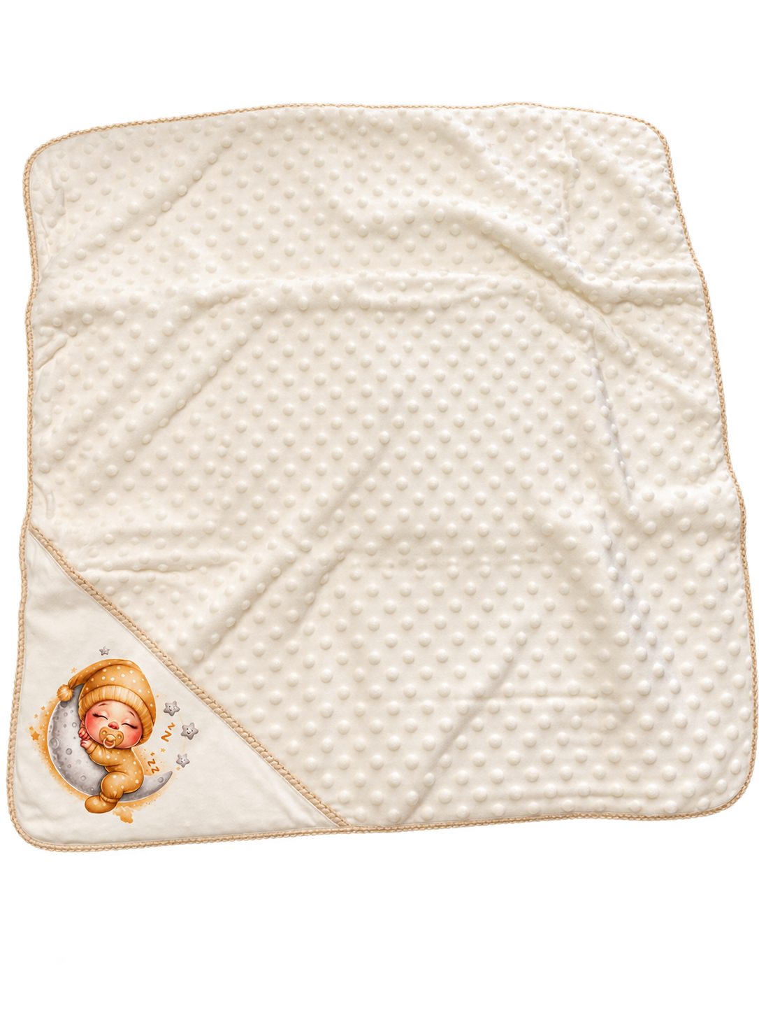 Manta de Bebé Creme – Bebé na Lua