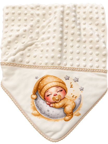 Manta de Bebé Creme – Bebé na Lua