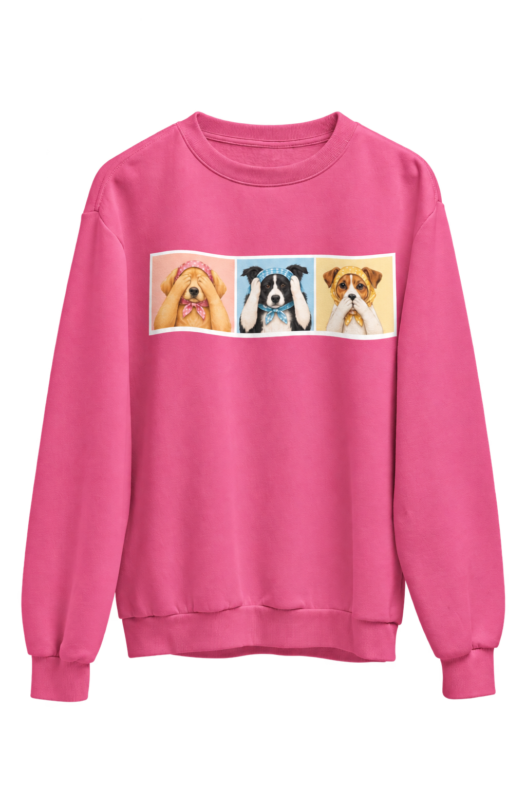 Sweat Adulto S/ Capuz – Três Cães