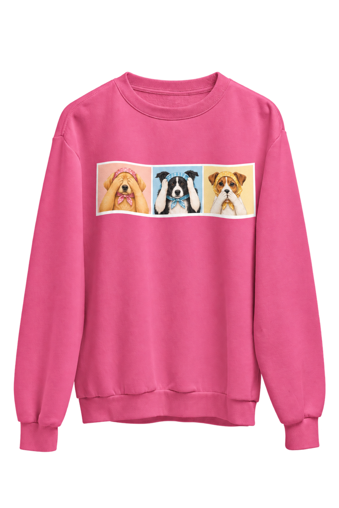 Sweat Adulto S/ Capuz – Três Cães