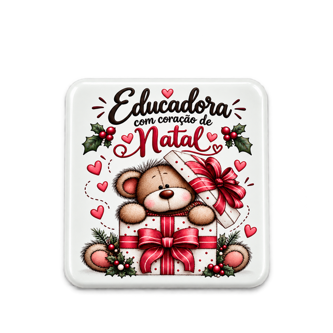 Íman – Educadora com Coração de Natal