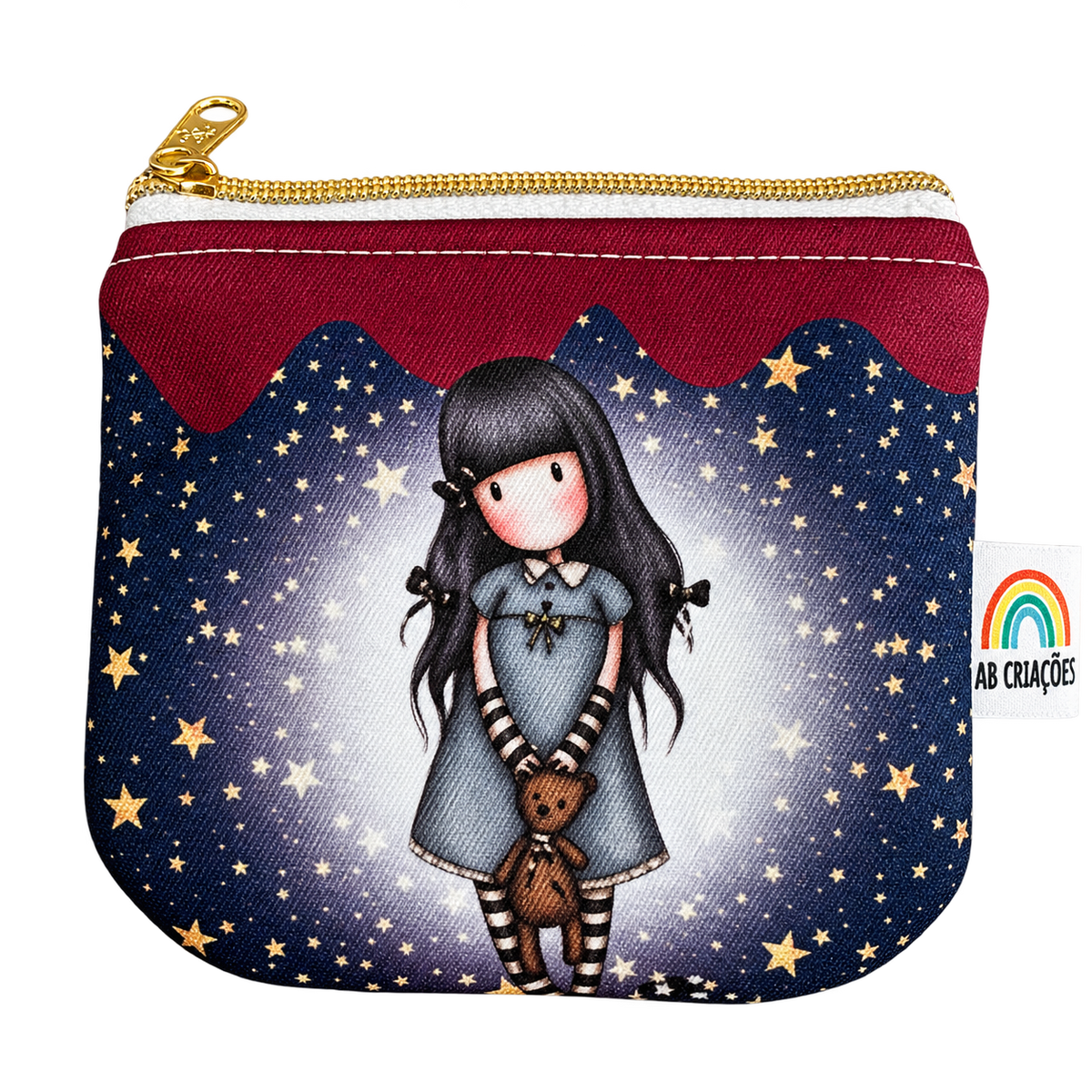 Porta-moedas Boneca Noite Estrelada