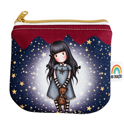 Porta-moedas Boneca Noite Estrelada