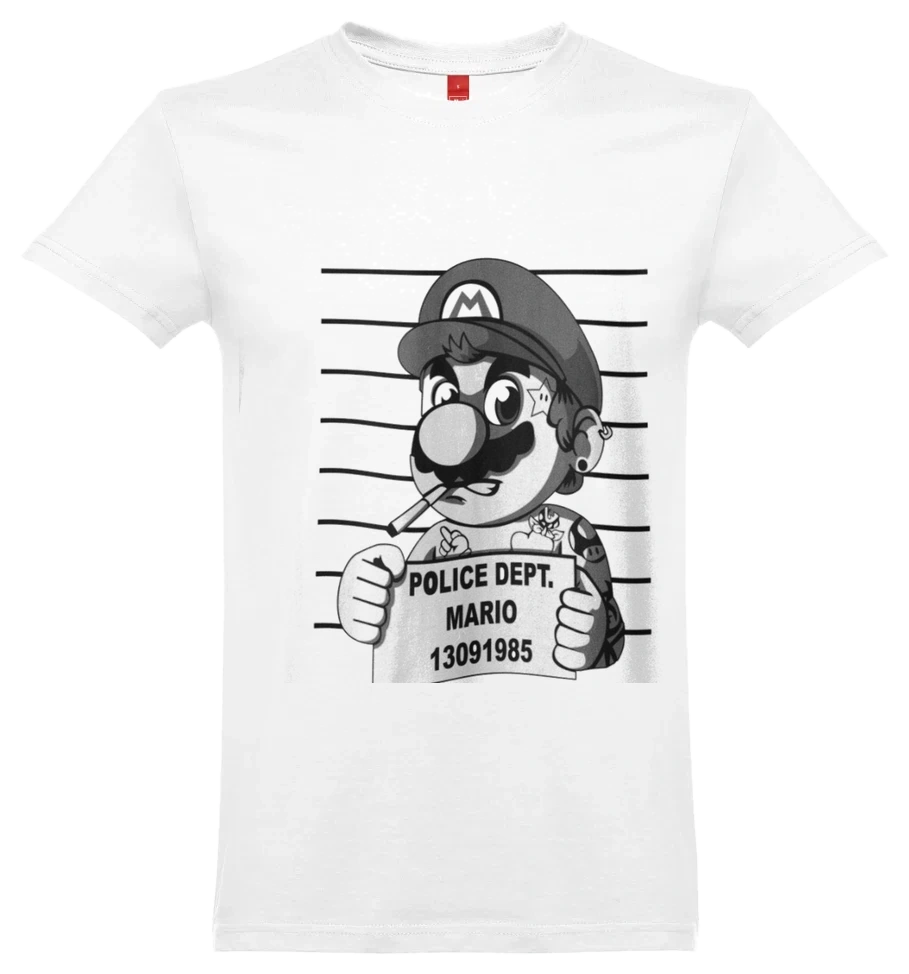 T-shirt Adulto Masculina Mario