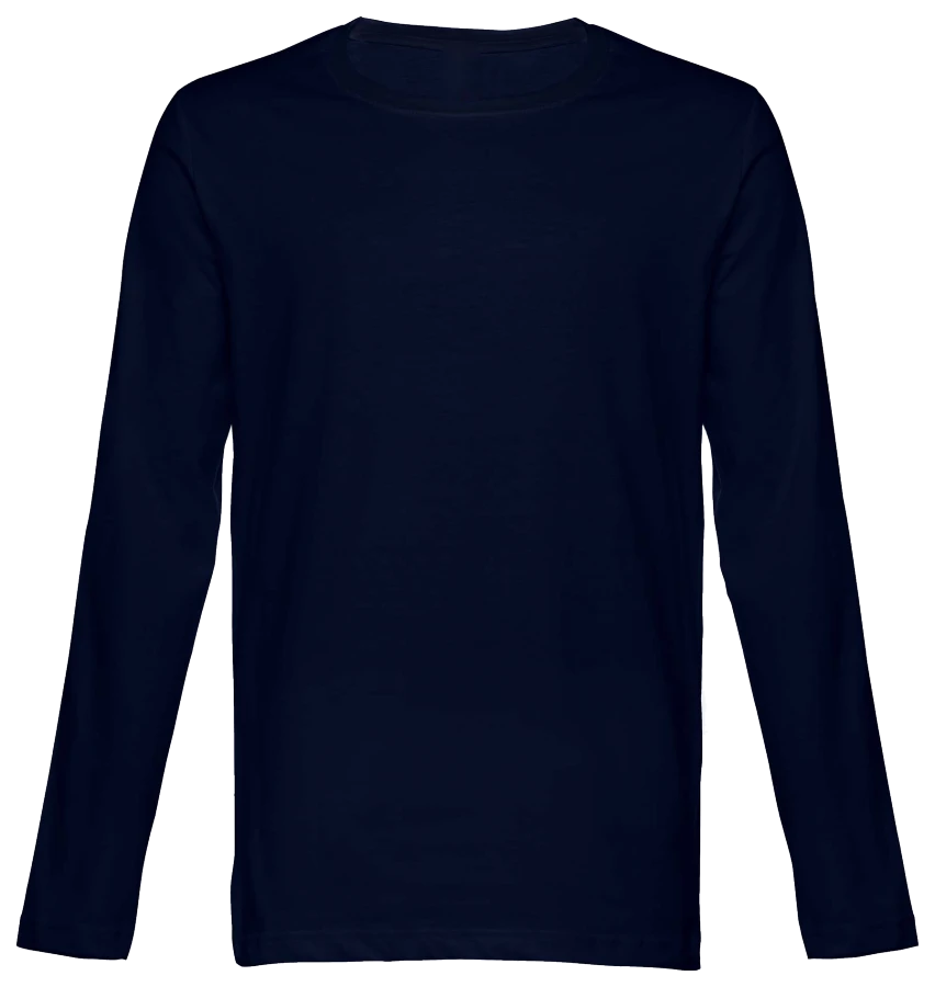 T-shirt de Manga Comprida Masculina Personalizável