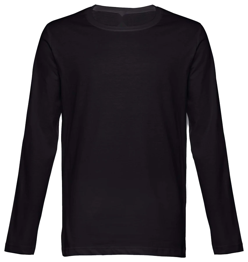 T-shirt de Manga Comprida Masculina Personalizável