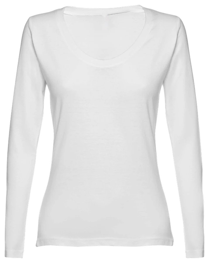 T-shirt de Manga Comprida Feminina Personalizável