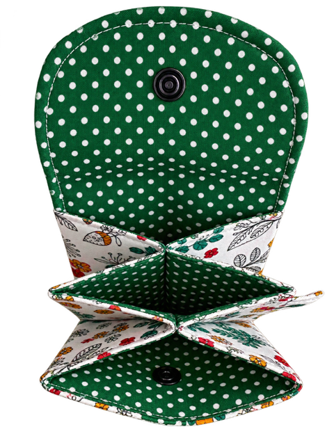 Conjunto Carteira + Porta-Chaves em Tecido